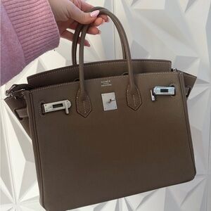 Brown Leather Handbag